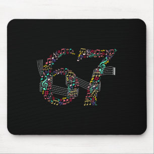 Mousepad Meme engraçado 6 7 de música para músicos 67 profe