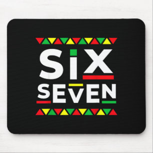 Mousepad Meme Engraçado 6 7 Seis Sete Mês da História Negra