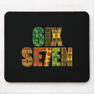 Mousepad Meme Engraçado 6 7 Seis Sete Mês da História Negra