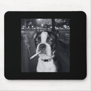 Mousepad Meme Engraçado de Cachorro Fumando Cigarro Gen Z A