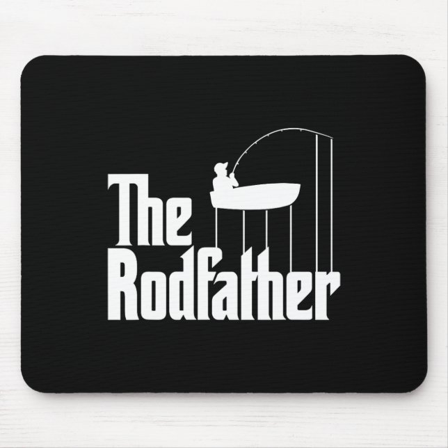 Mousepad Meme Engraçado de Pesca da Linha de Pesca do Rodfa (Frente)