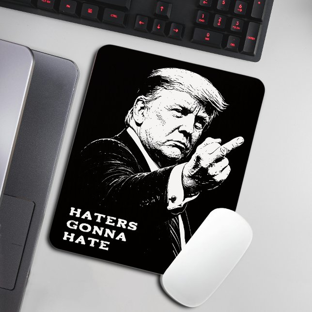 Mousepad Meme Engraçado do Dedo do Meio de Trump 2026 (Criador carregado)