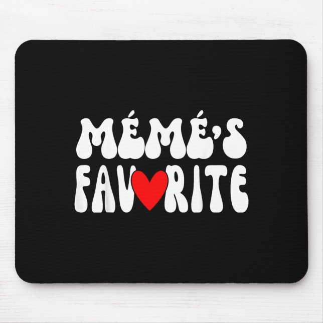 Mousepad MÉmÉ’s Favorite Funny Grandparent Granhild Humor  (Frente)