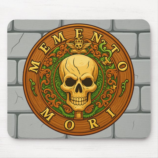 Mousepad Memento Mori por Phil Elmore (Frente)