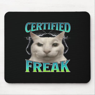 Mousepad Memória de Gato Engraçado Certificada Memória de G
