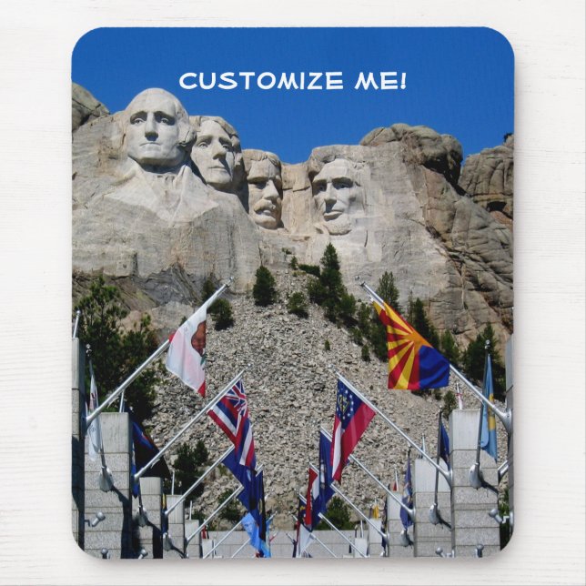 Mousepad Memorial Americano do Monte Rushmore (Frente)