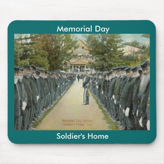 Mousepad Memorial Day Review Soldiers Home (Frente)
