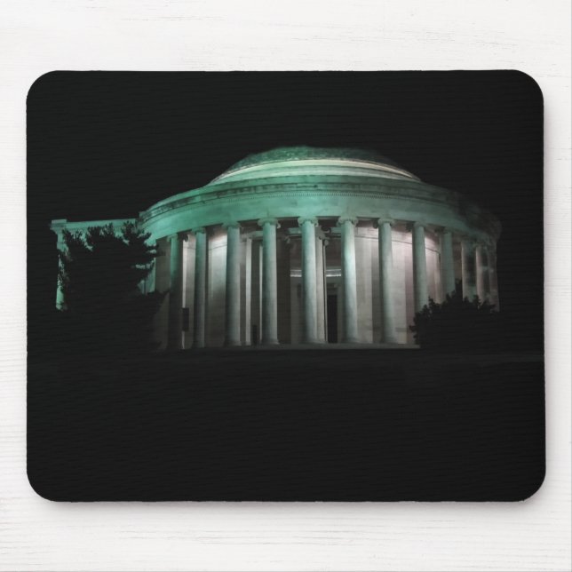 Mousepad Memorial Jefferson à noite (Frente)