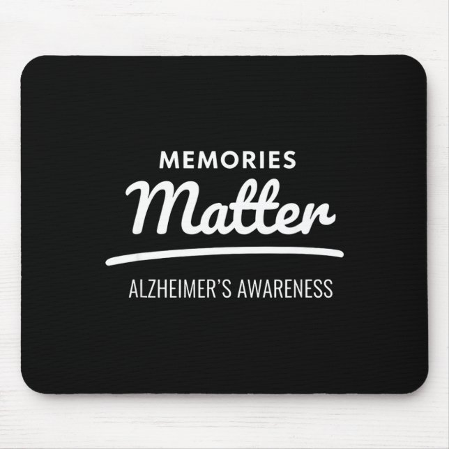Mousepad Memórias consciência do alzheimer (Frente)