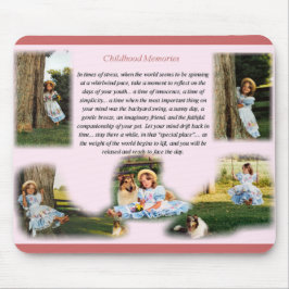 Mousepad Memórias da infância Inspiração