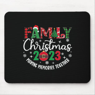 Mousepad Memórias do fazer de Natal da Família juntas 2023