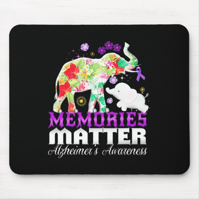 Mousepad Memórias elefantes Problema Heimerheimer Heimerhei (Frente)