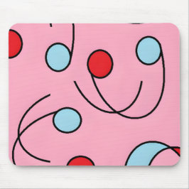 Mousepad Memphis Design Drupes