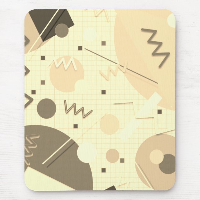 Mousepad Memphis No. 82 Sepia (Frente)