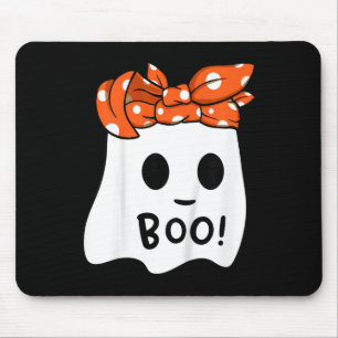 Mousepad Menina Bebe Feliz Halloween Fantasma Com Bandana S