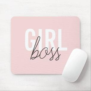 Mousepad Menina blush de tipografia chefe