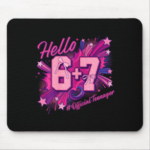 Mousepad menina de 13 anos adolescente seis sete coquete bo