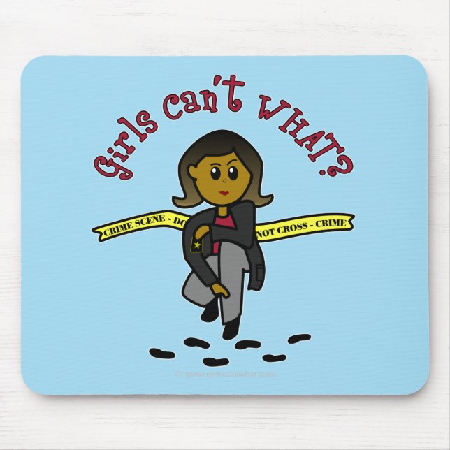 Mousepad Menina de CSI Escura (Frente)