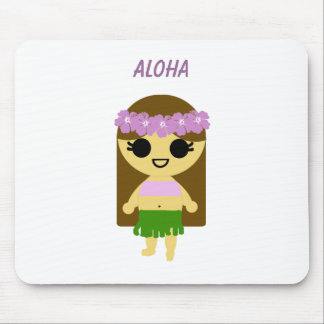 Mousepad Menina de Hula (gráfico do picosegundo em 9 anos