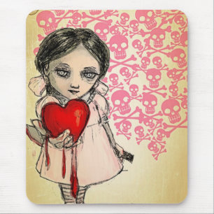 Mousepad Menina de Namorados Maliciosa