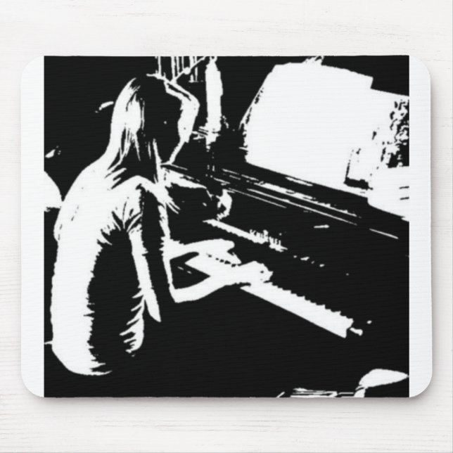 Mousepad Menina do piano (Frente)