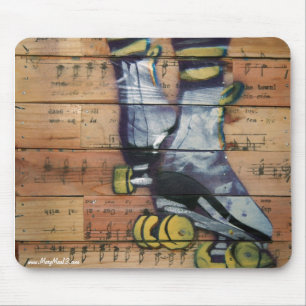 Mousepad Menina do rolo de Graffitti