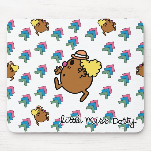 Mousepad Menina Dotty | Pontos Coloridos (Frente)