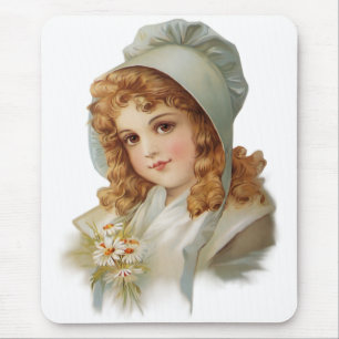Mousepad Menina em Green Bonnet