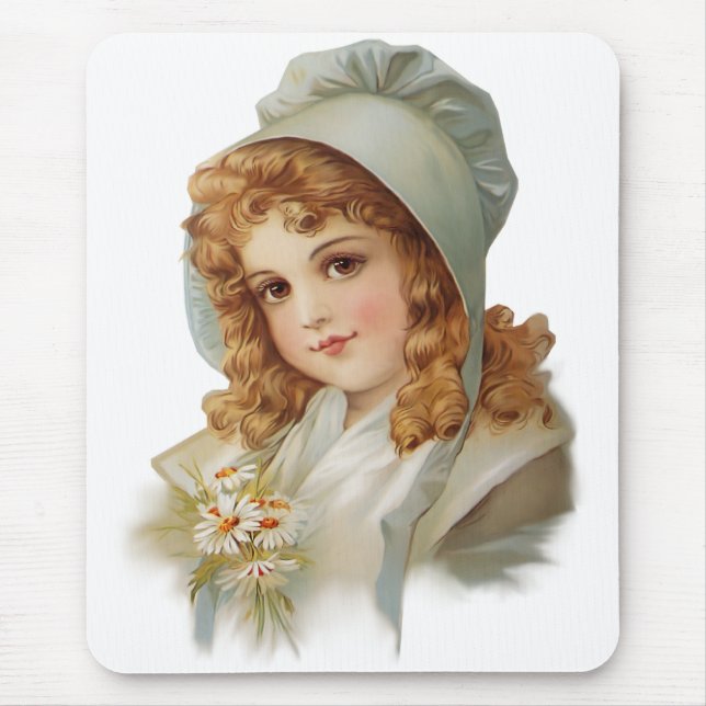 Mousepad Menina em Green Bonnet (Frente)