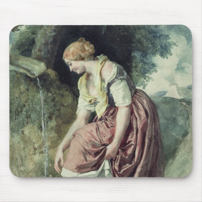 Mousepad Menina em uma canalização (Frente)