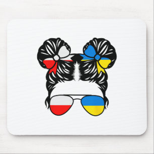 Mousepad Menina Metade Polonesa Metade Ucraniana Polônia Cr