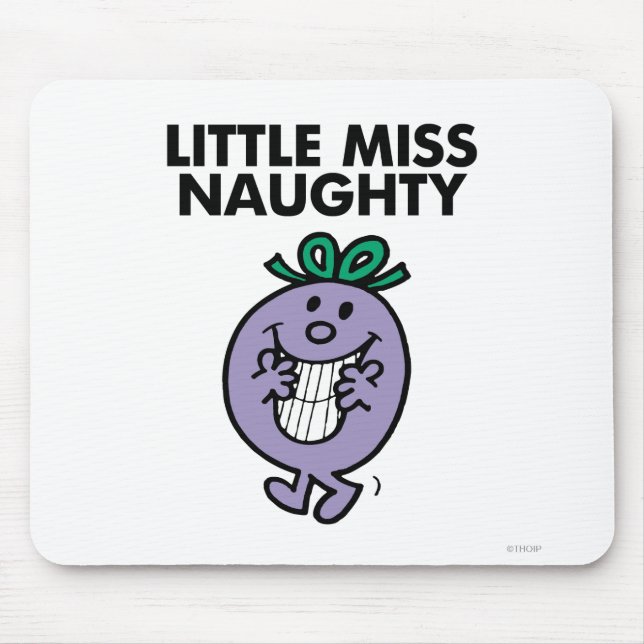 Mousepad Menina Naughty | Grande Sorriso (Frente)