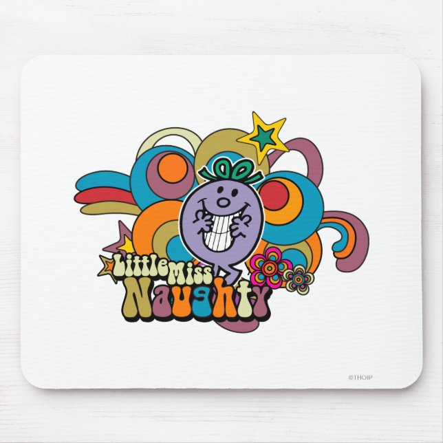 Mousepad Menina Naughty Rainbow (Frente)