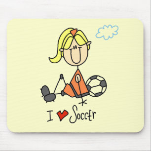 Mousepad Menina que adoro T-shirts e presentes