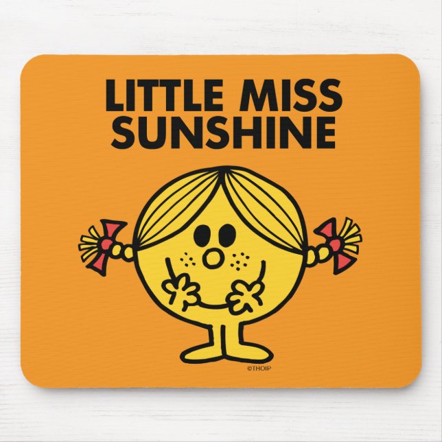 Mousepad Menina Sunshine | Engraçado (Frente)