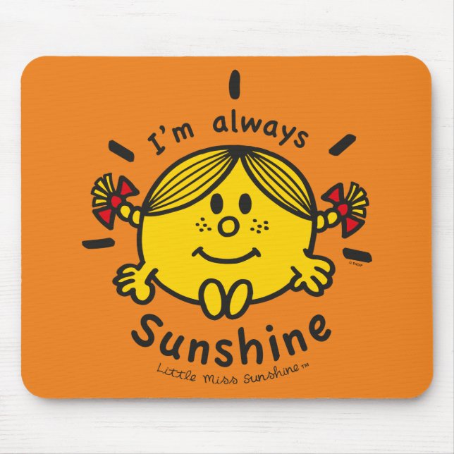 Mousepad Menina Sunshine | Sou sempre o Sol (Frente)