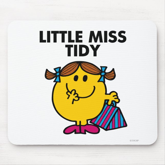 Mousepad Menina Tidy | Letra negra (Frente)