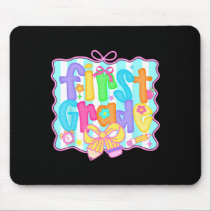 Mousepad Meninas com Laço Coquette Préppy de Volta às Aulas