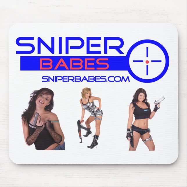 Mousepad meninas de SniperBabes.com com tapete do rato das (Frente)