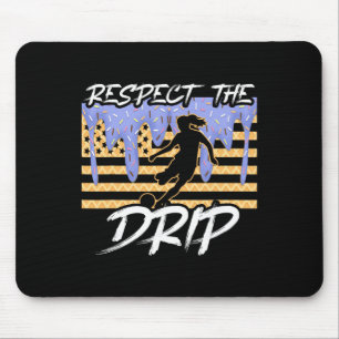 Mousepad Meninas do Drip de Futebol Pingando Sorvete Respei