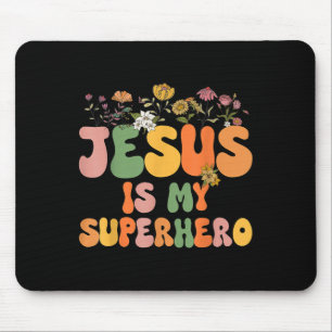 Mousepad Meninas Jesus É Minha Irmã Cristã Super Herói Deus