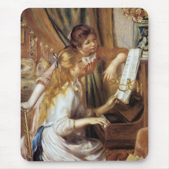 Mousepad Meninas no Piano (Frente)