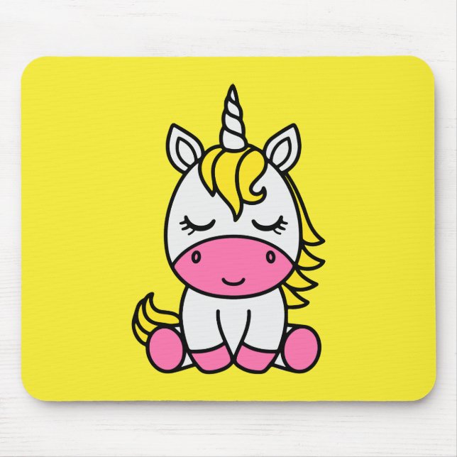 Mousepad Meninas Unicórnio Pônei (Frente)
