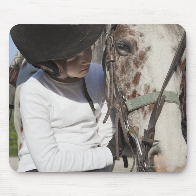 Mousepad Menininha com o cavalo (Frente)