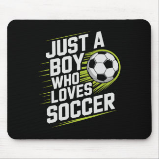 Mousepad Menino Antigo Que Ama Jogar Futebol Golaço