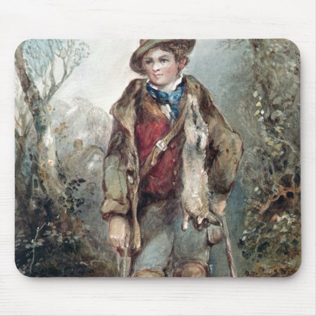 Mousepad Menino com coelhos (Frente)