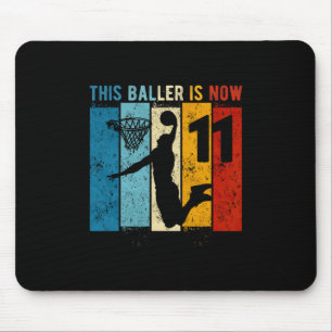 Mousepad Menino de 11 anos de idade Esqueleto de 11º aniver