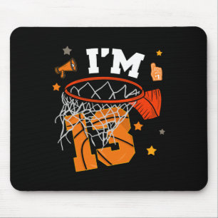 Mousepad Menino de 13 anos de idade Esqueleto Aniversário d