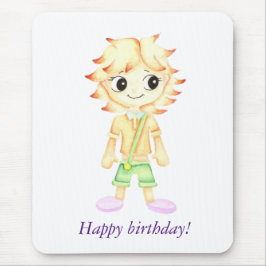 Mousepad Menino engraçado