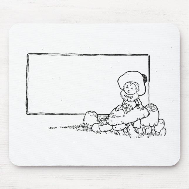Mousepad Menino no Cogumelo (Frente)